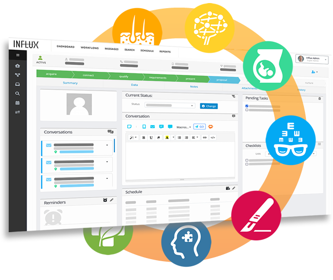 Influx MD Intelligent CRM