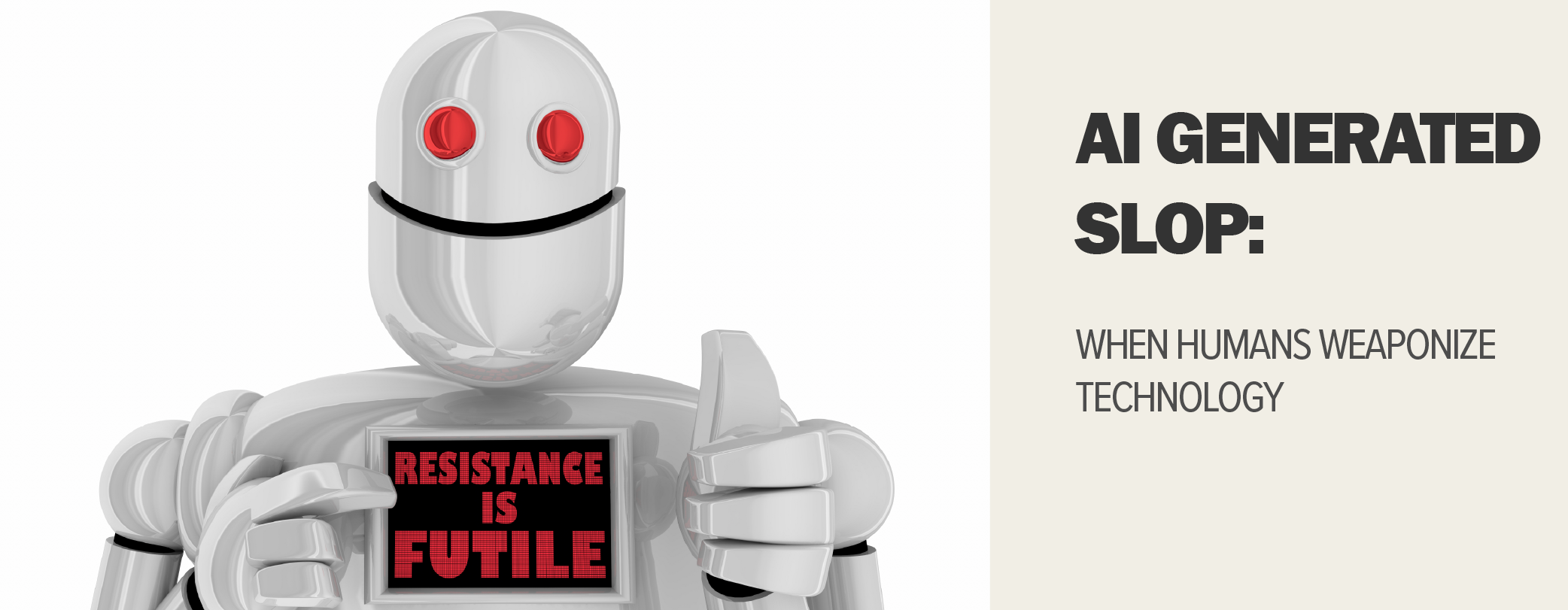 AI-Generated Slop: When Humans Weaponize Technology